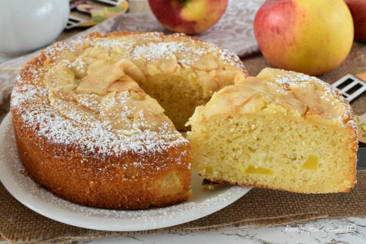 TORTA di MELE con IMPASTO alla RICOTTA Dolce facile e soffice