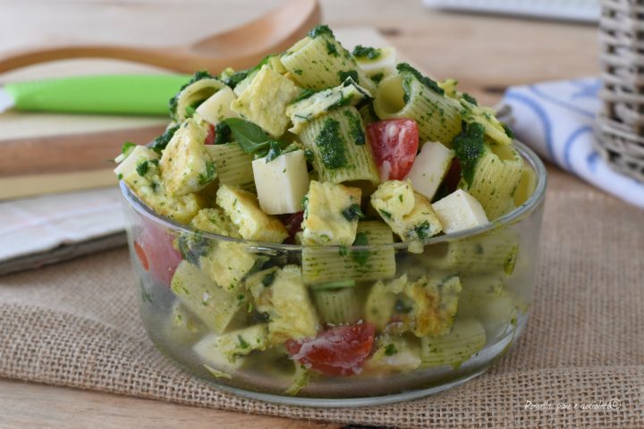 pasta fredda con frittata