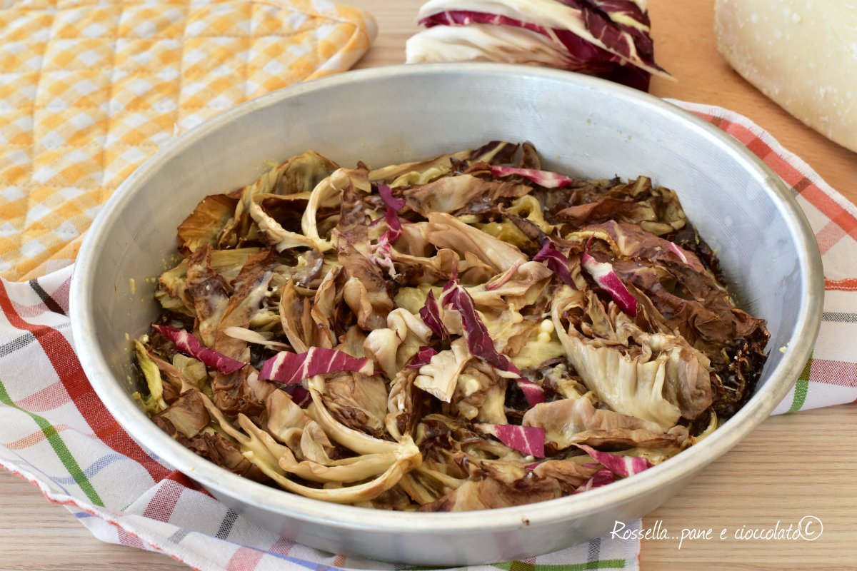 RADICCHIO Gratinato al Forno CONTORNO al Parmigiano ...