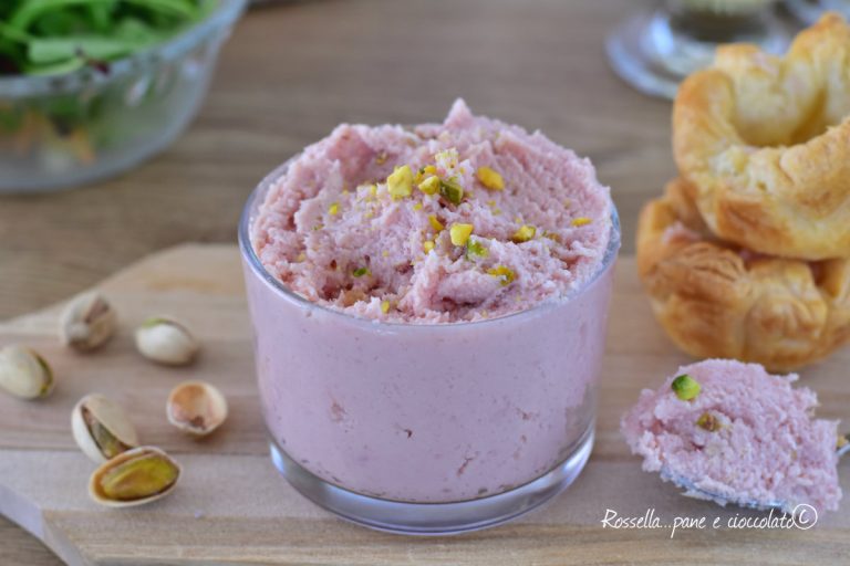 MOUSSE di Prosciutto COTTO e Pistacchio per Antipasti e Pasta