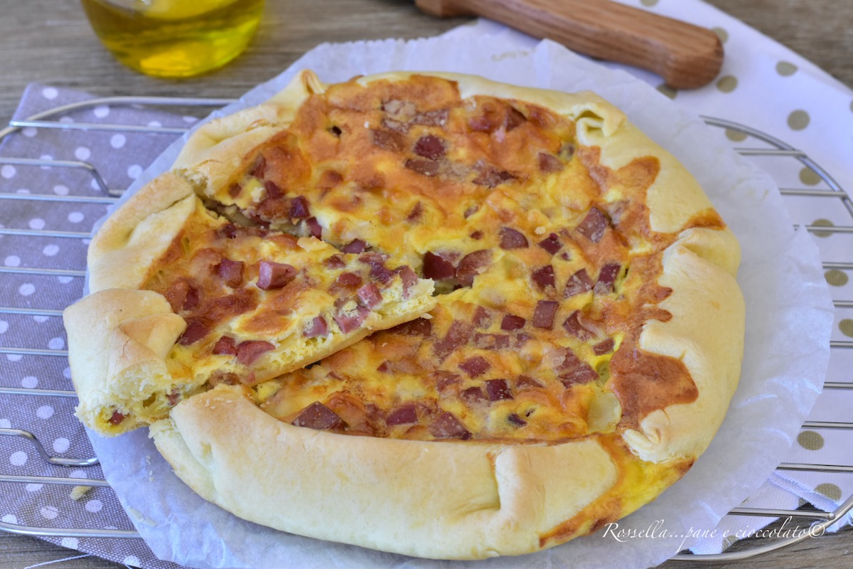 Pizza Rustica Ricetta Svuota frigo un Antipasto veloce