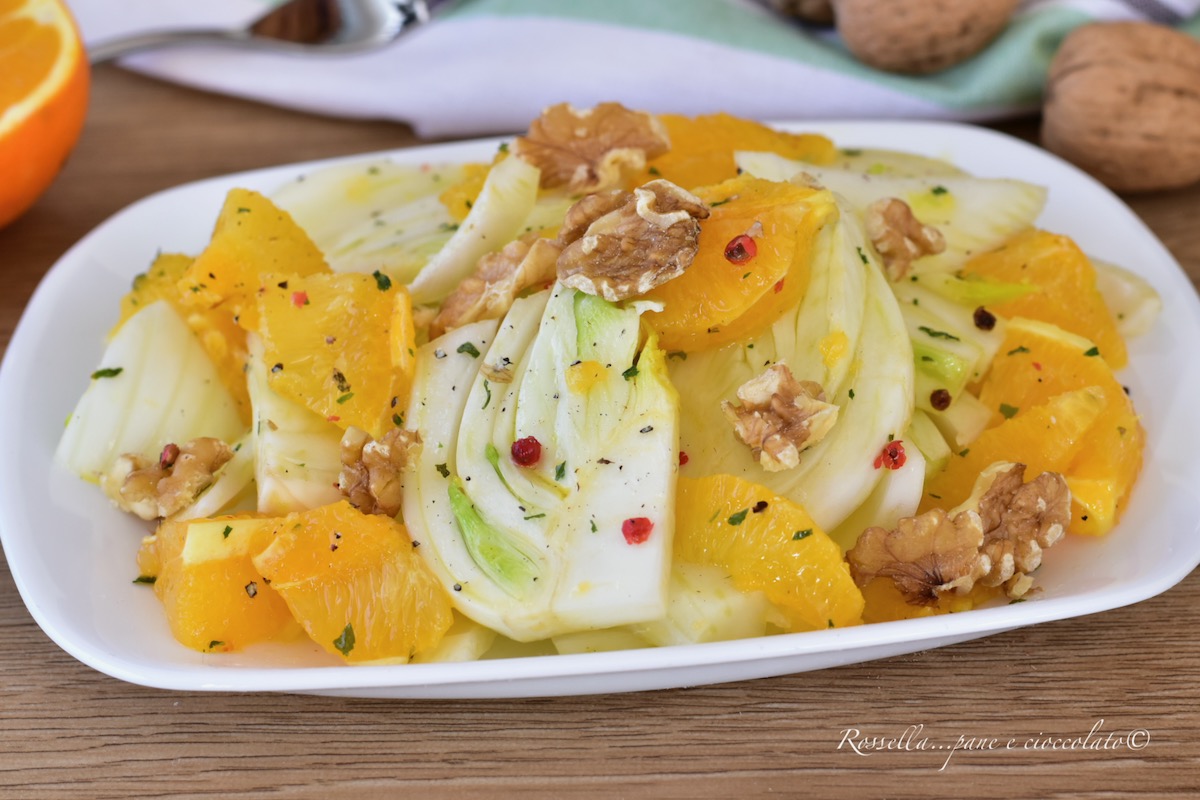 INSALATA Di Finocchi E Noci CONTORNO Con Ricetta Facile