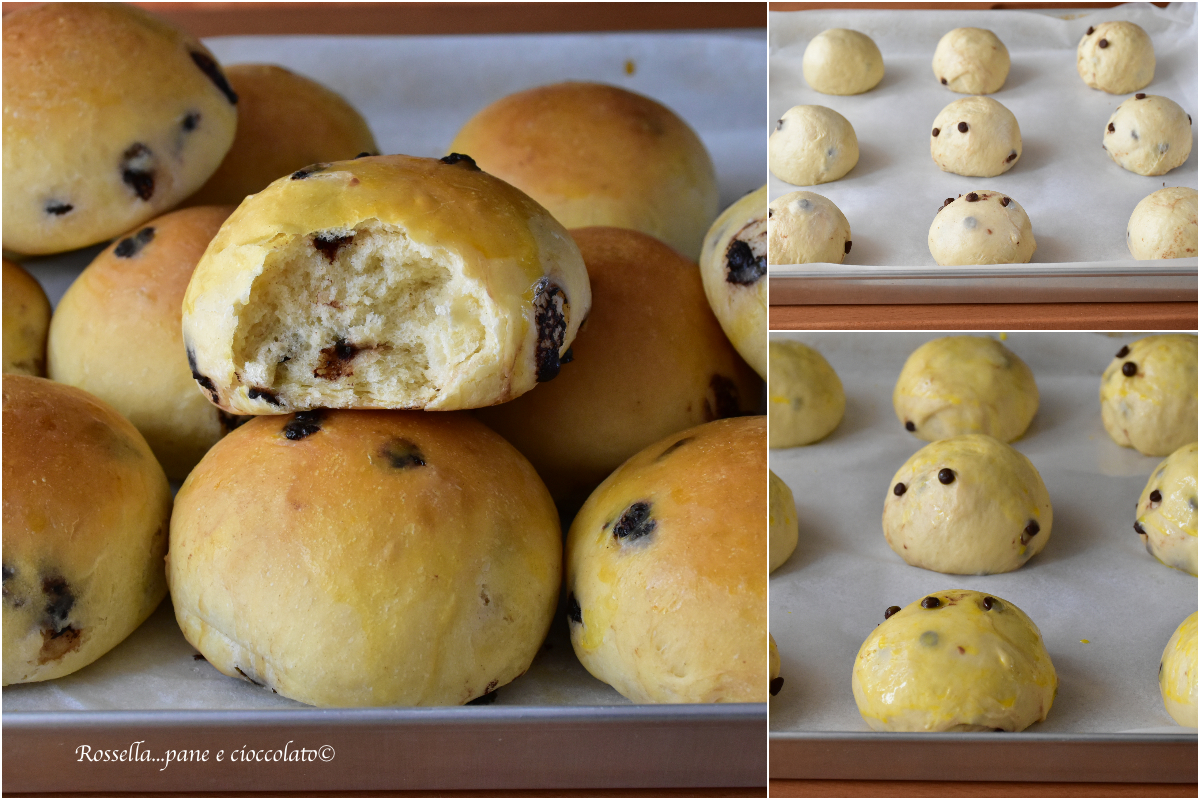 Panini Dolci Con Gocce Di Cioccolato Ricetta Fatta In Casa