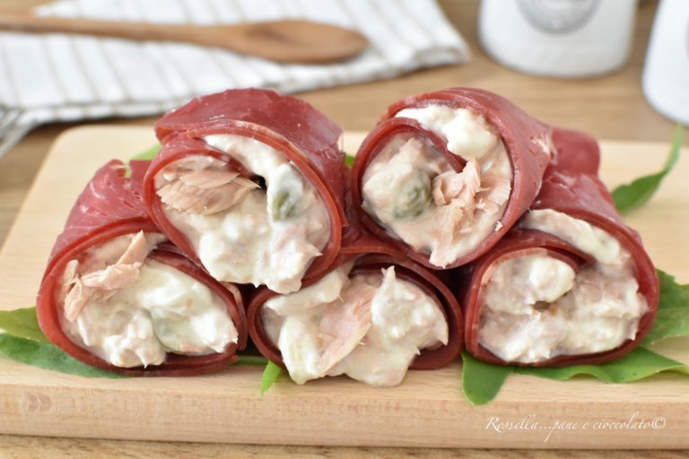 Rotolini Di Bresaola Tonnati Facili Una Ricetta ANTIPASTO Freschissimo