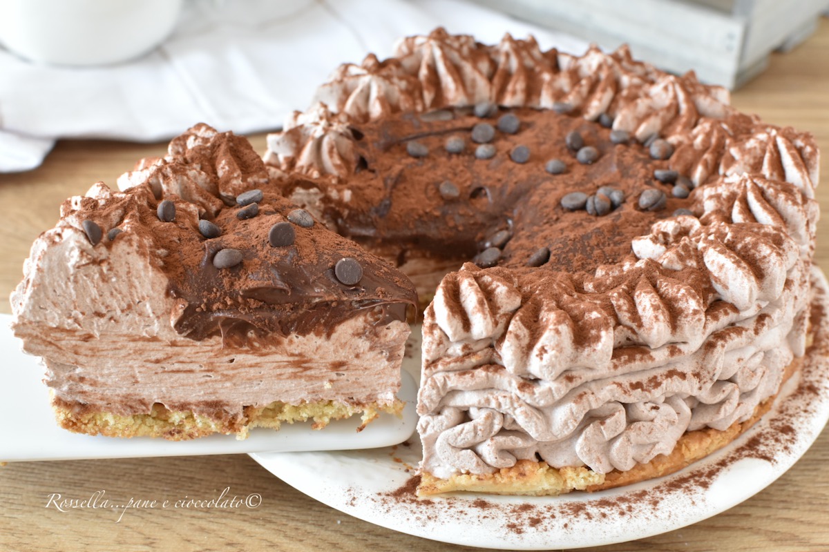 CHEESECAKE al Cioccolato Ricetta senza Colla di Pesce dolce dessert fresco