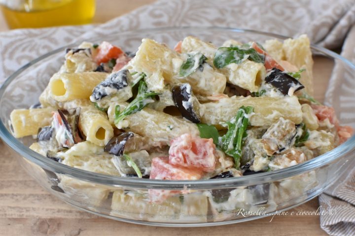 PASTA Melanzane e Philadelphia Ricetta Primo PIATTO cremoso e facile