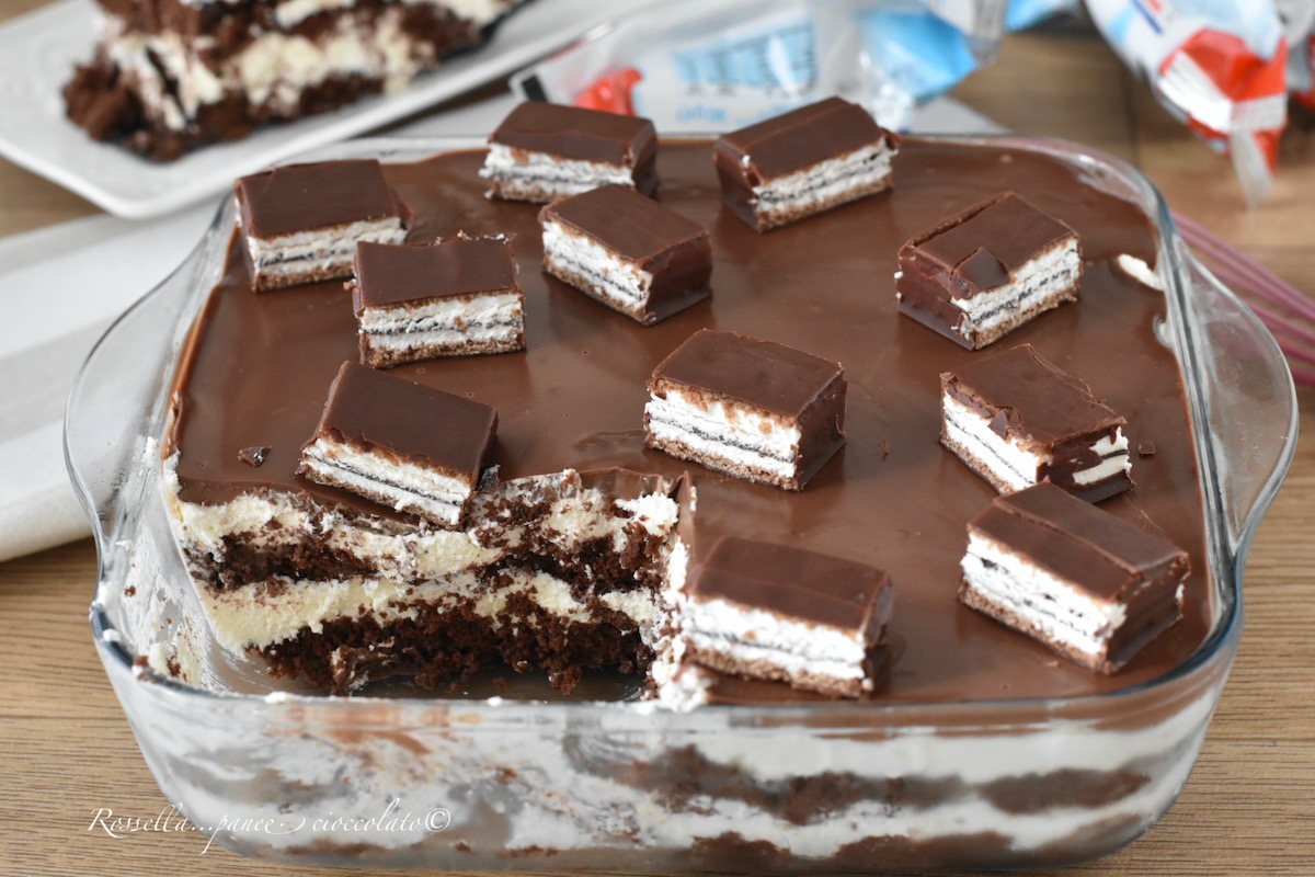 DOLCE con Kinder Pingui tipo Tiramisù la Ricetta del ...