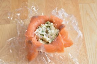 tortino salmone