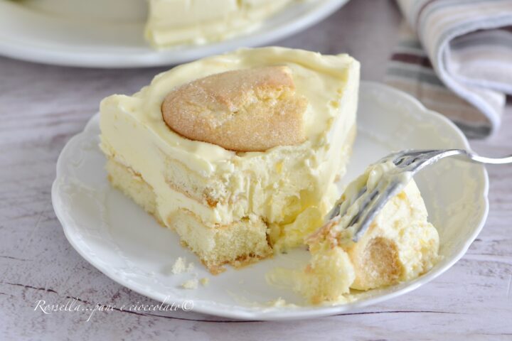 TORTA NUA SEMIFREDDO Ricetta DOLCE fresco e senza cottura