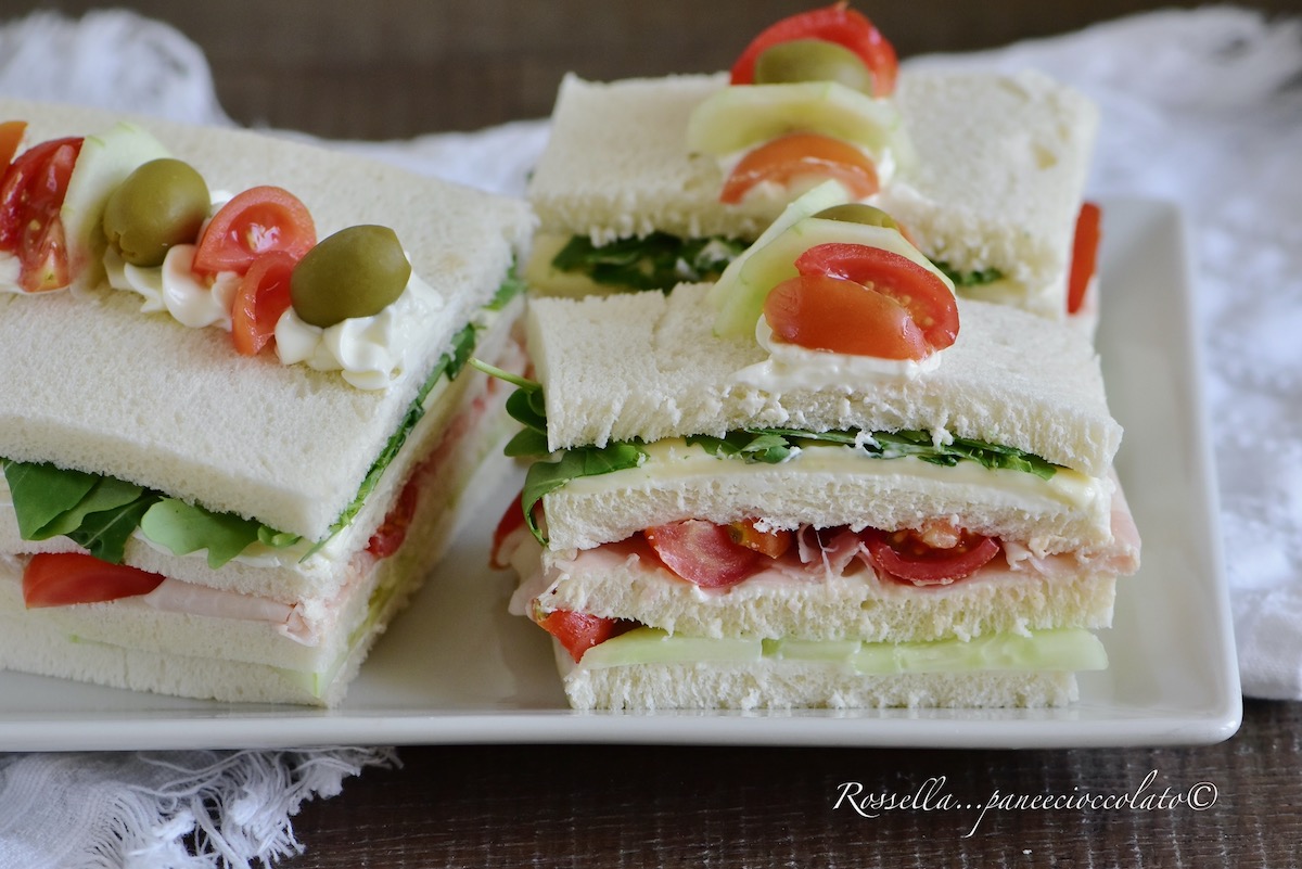 TRAMEZZINO Gastronomico con Prosciutto Cotto RICETTA ANTIPASTO