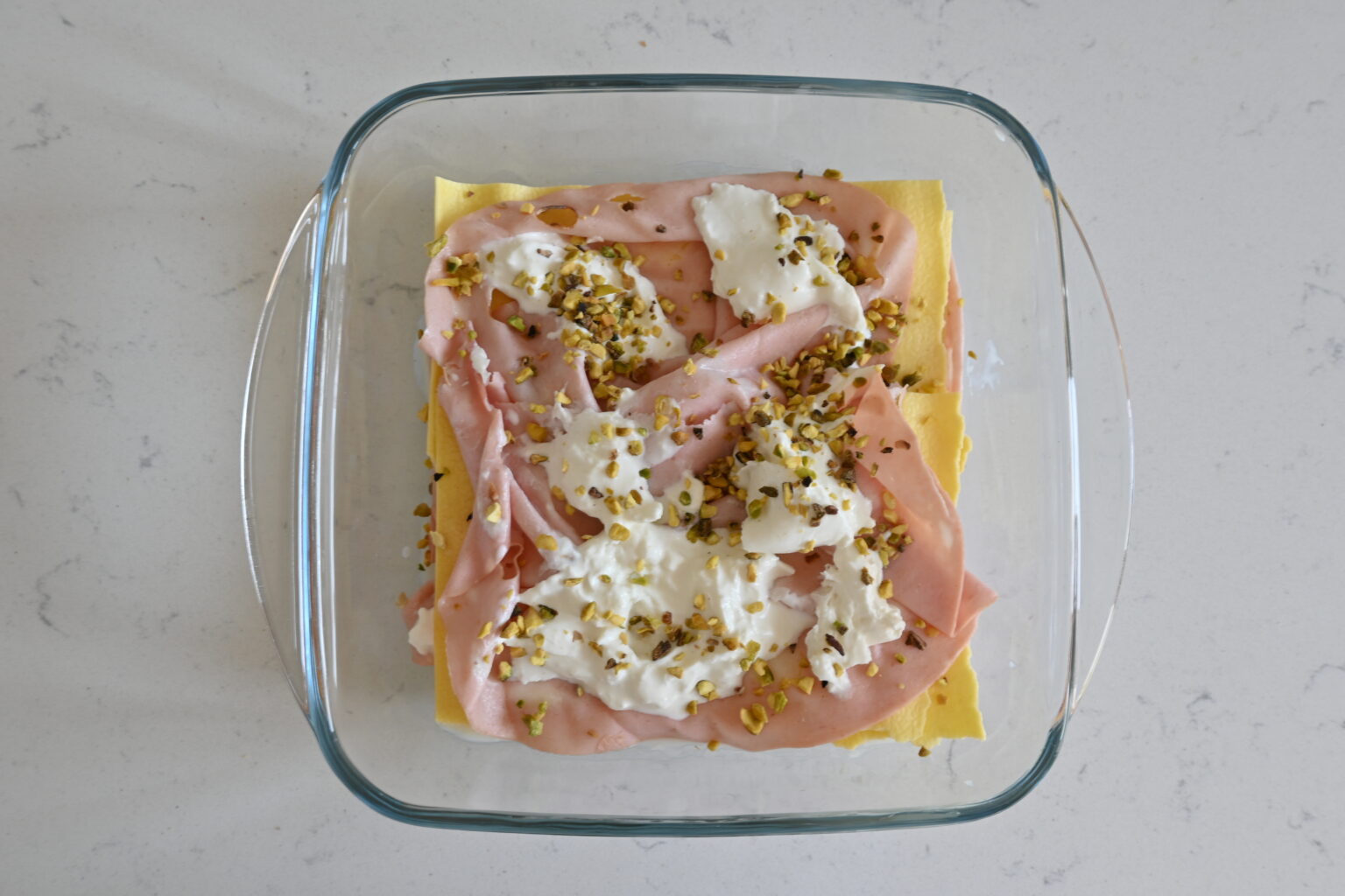 LASAGNE Pistacchio Burrata e Mortadella la Pasta al forno fatta