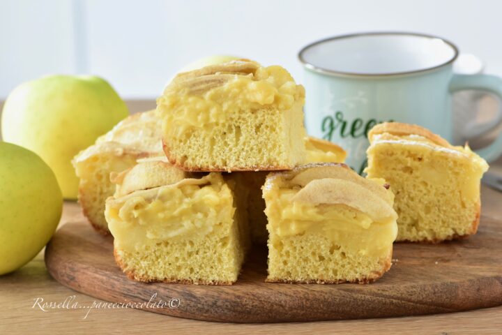 TORTA di MELE Cuor di Crema Pasticcera la RICETTA del DOLCE