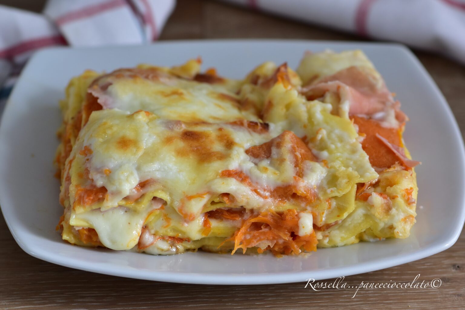 LASAGNE di ZUCCA e Prosciutto il Piatto filante con Ricetta facile