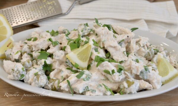 INSALATA di POLLO TONNATA la Ricetta estiva Fredda