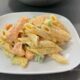 pasta salmone e zucchine cremosa