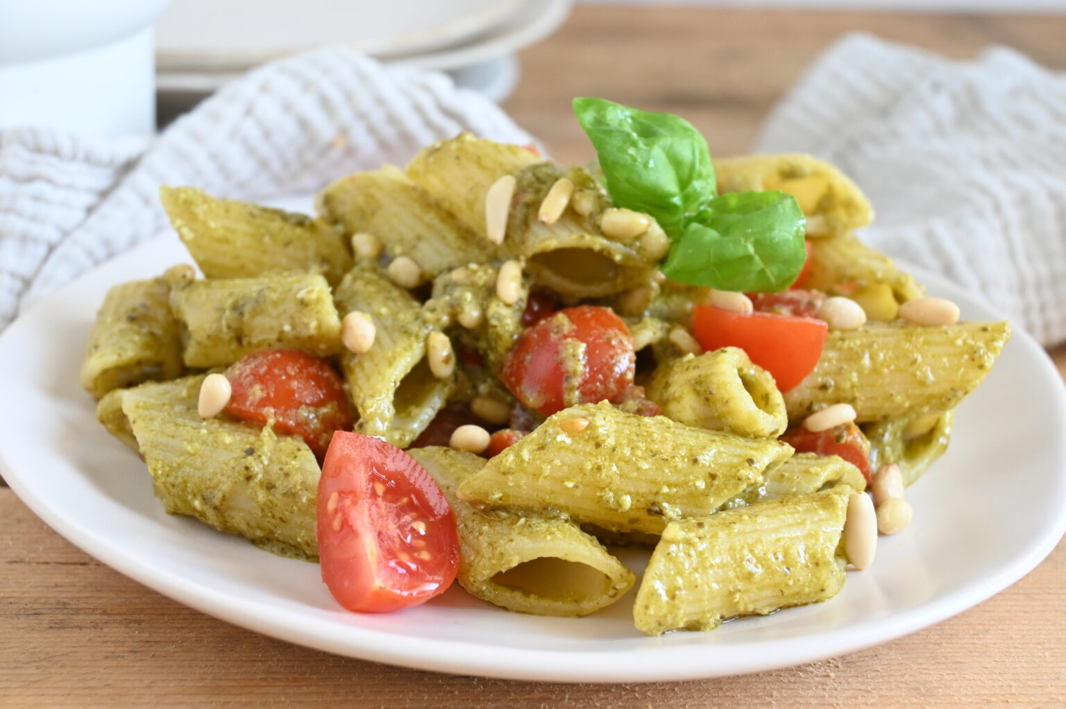 PASTA Pesto e Pomodorini Ricetta Primo piatto facile ideale anche fredda