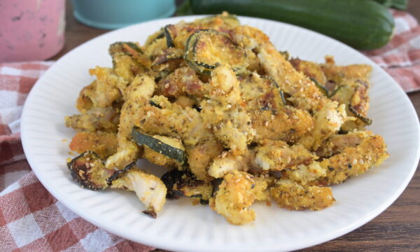Zucchine e Filetti di Pollo Croccanti