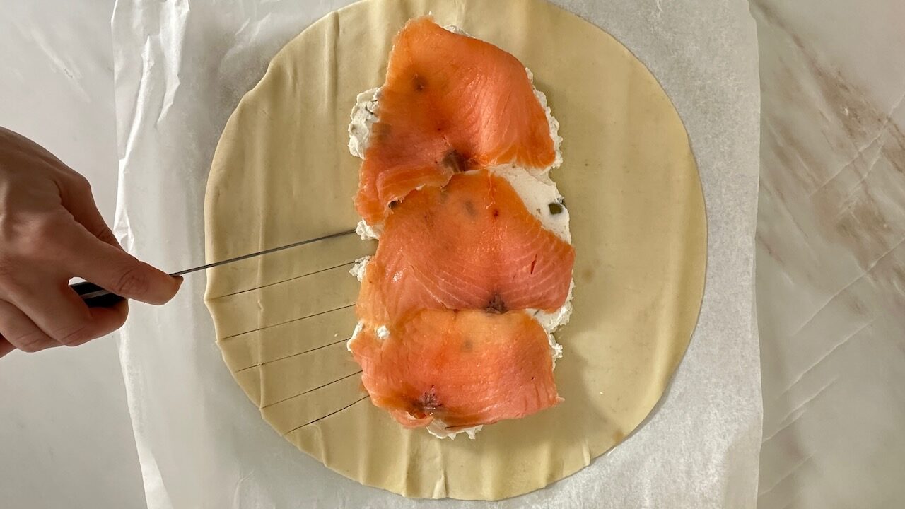 Strudel Salato al Salmone