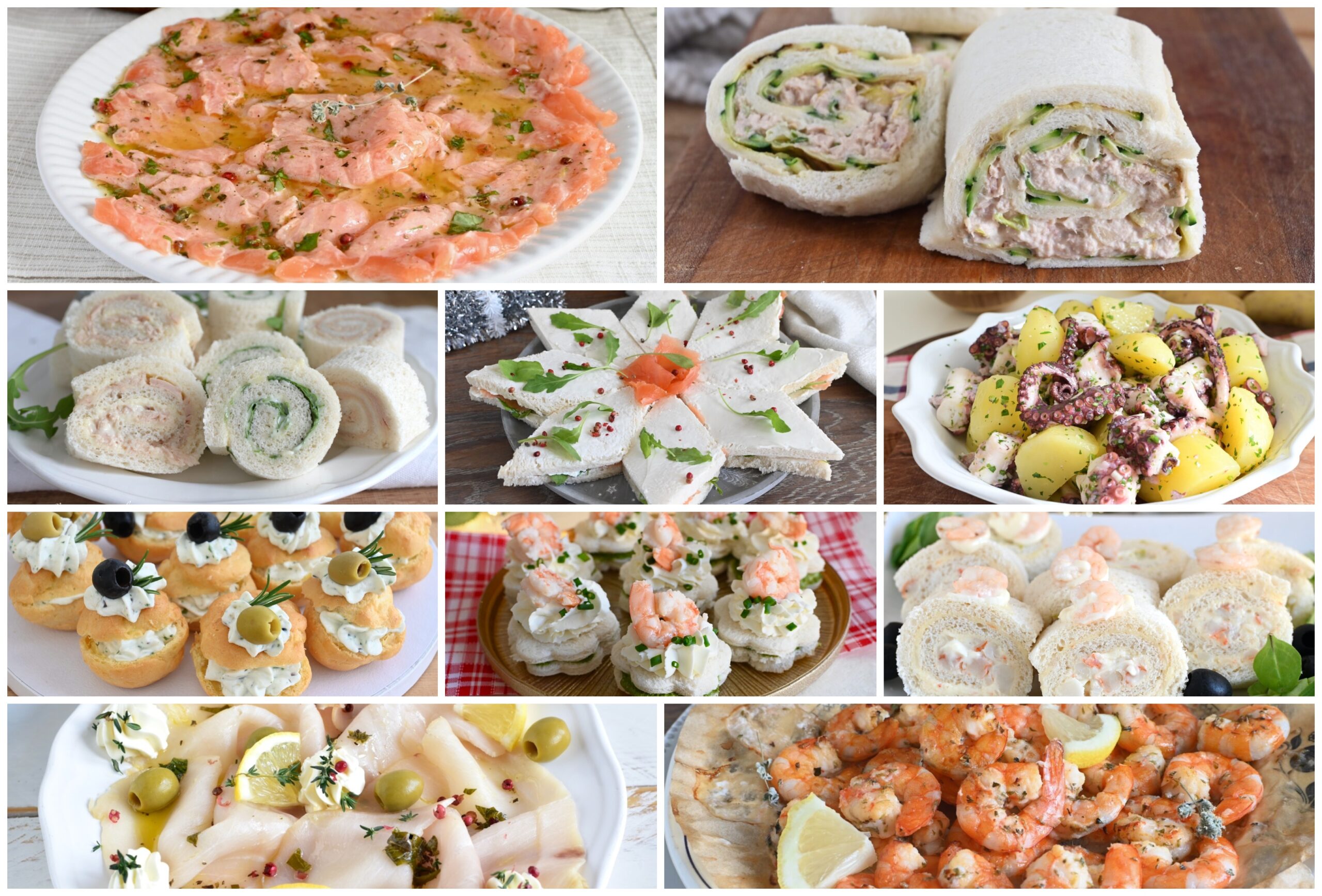 ANTIPASTI da fare il Giorno prima per Natale senza cottura facili