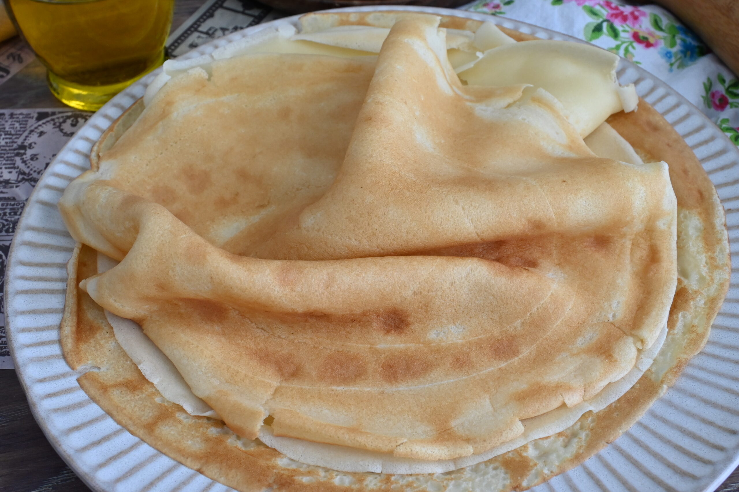 CREPES con OLIO di OLIVA