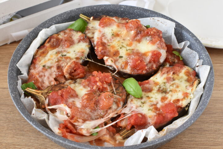MELANZANE al FORNO in TEGLIA con prosciutto ricetta facile