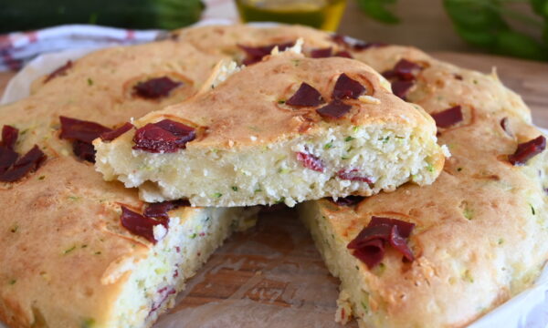 Torta Salata con Zucchine e Bresaola