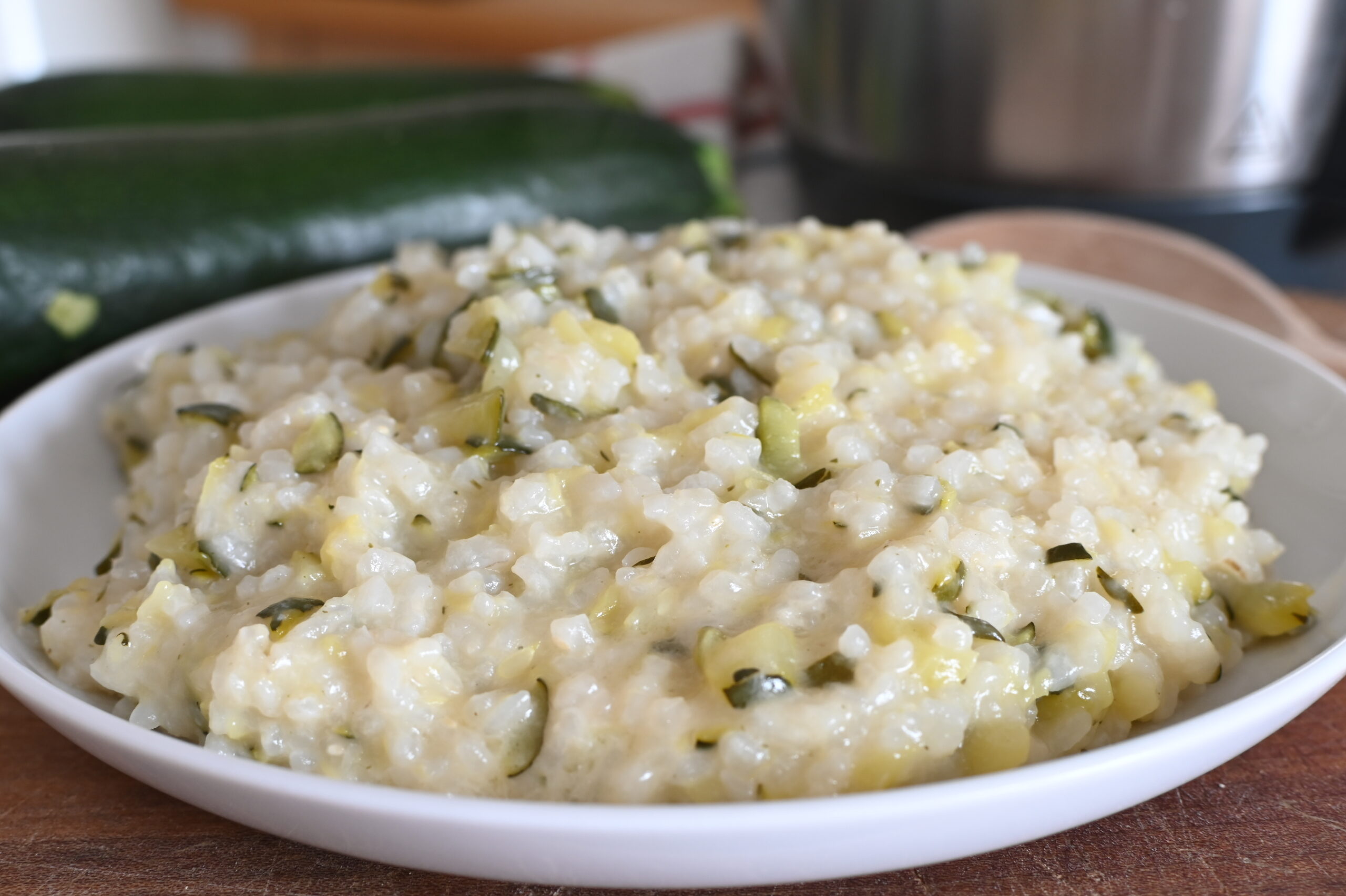 Risotto alle Zucchine con Bimby cremoso non scotto e con consigli cottura