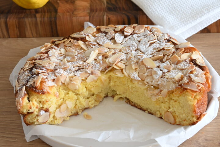 TORTA RICOTTA e MANDORLE