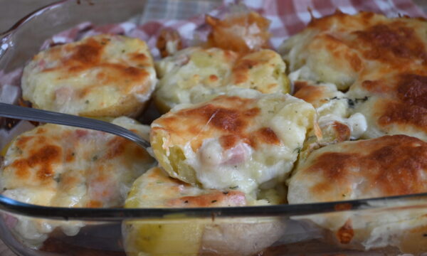 PATATE al FORNO con STRACCHINO