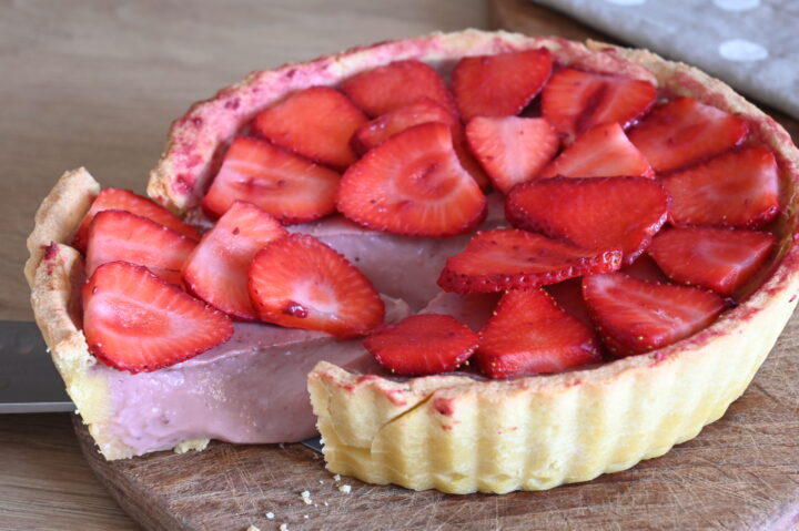 CROSTATA alla CREMA di FRAGOLE
