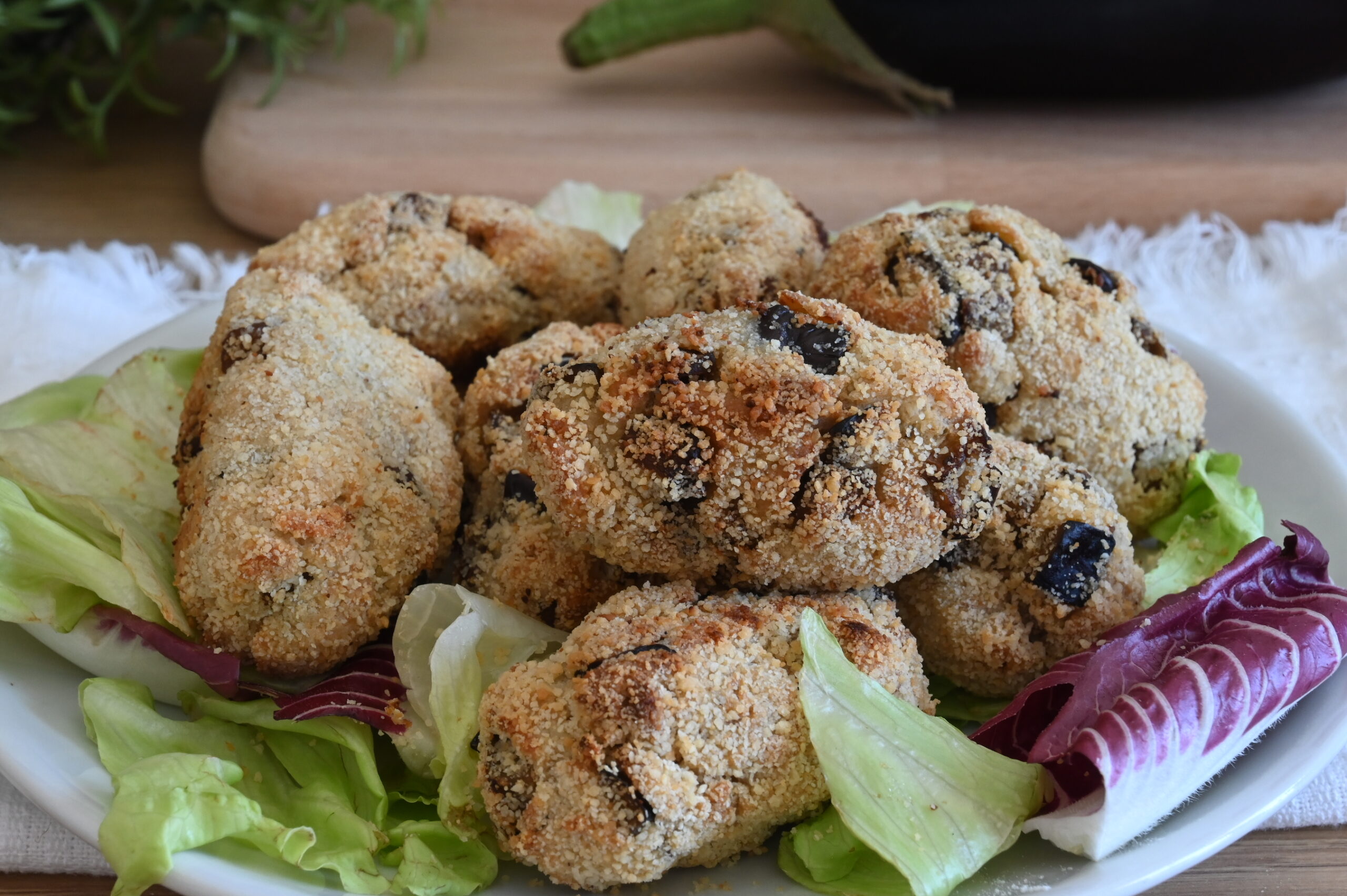 CROCCHETTE di MELANZANE alla GRECA