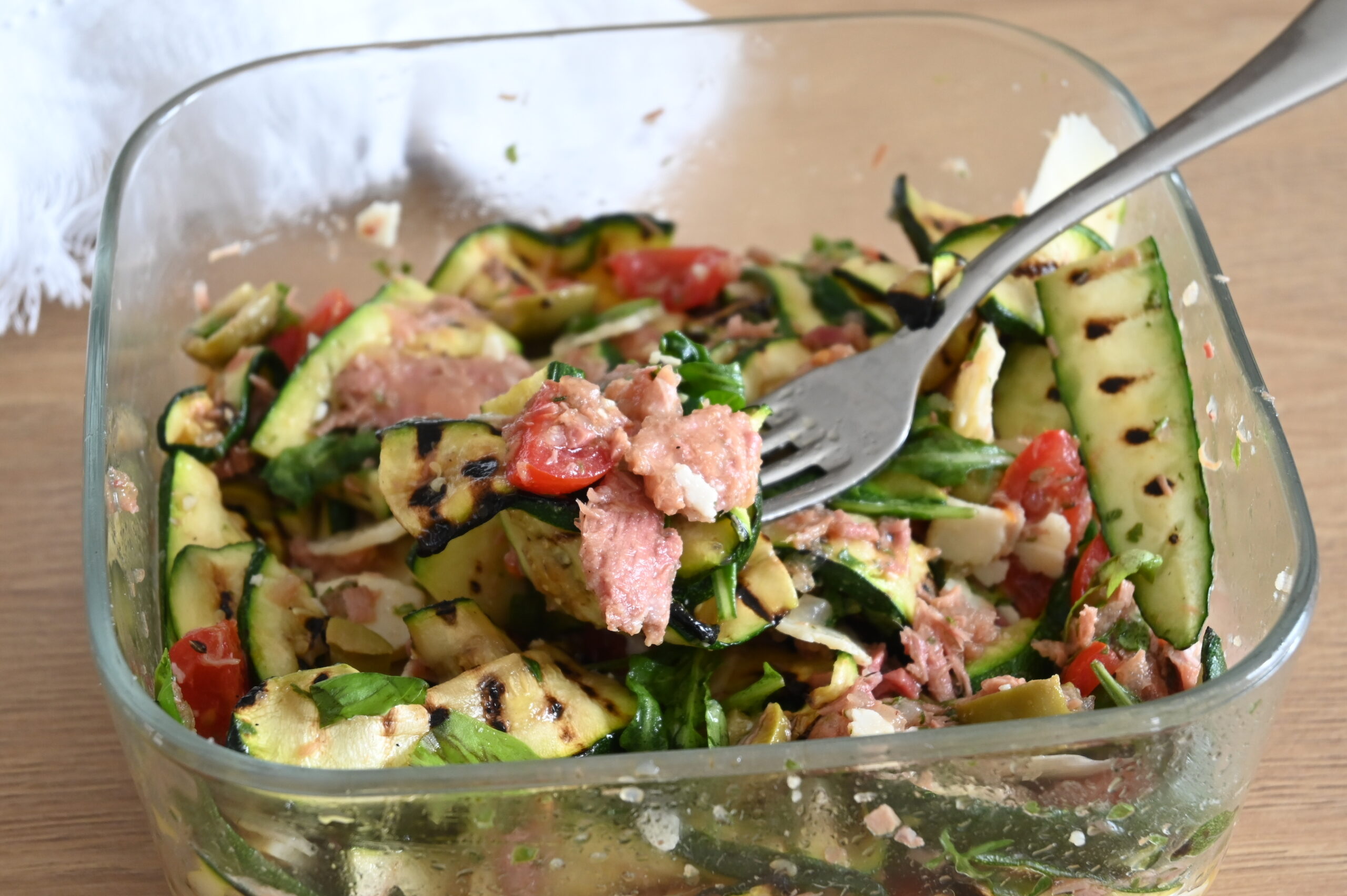 INSALATA ZUCCHINE e CARNE in SCATOLA
