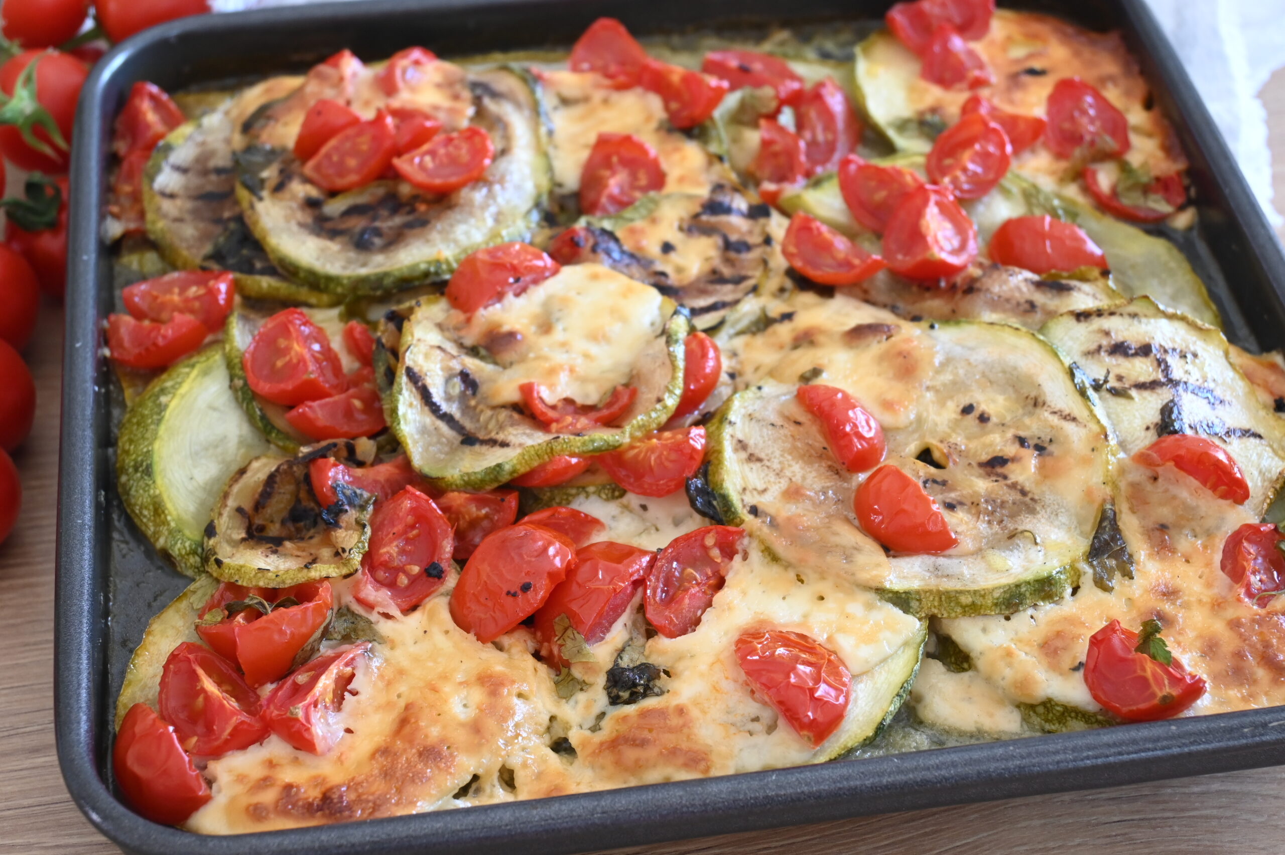 ZUCCHINE al FORNO con STRACCHINO