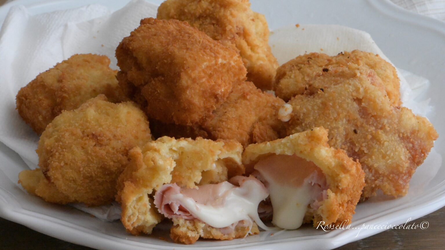 CROCCHETTE PROSCIUTTO e PROVOLA