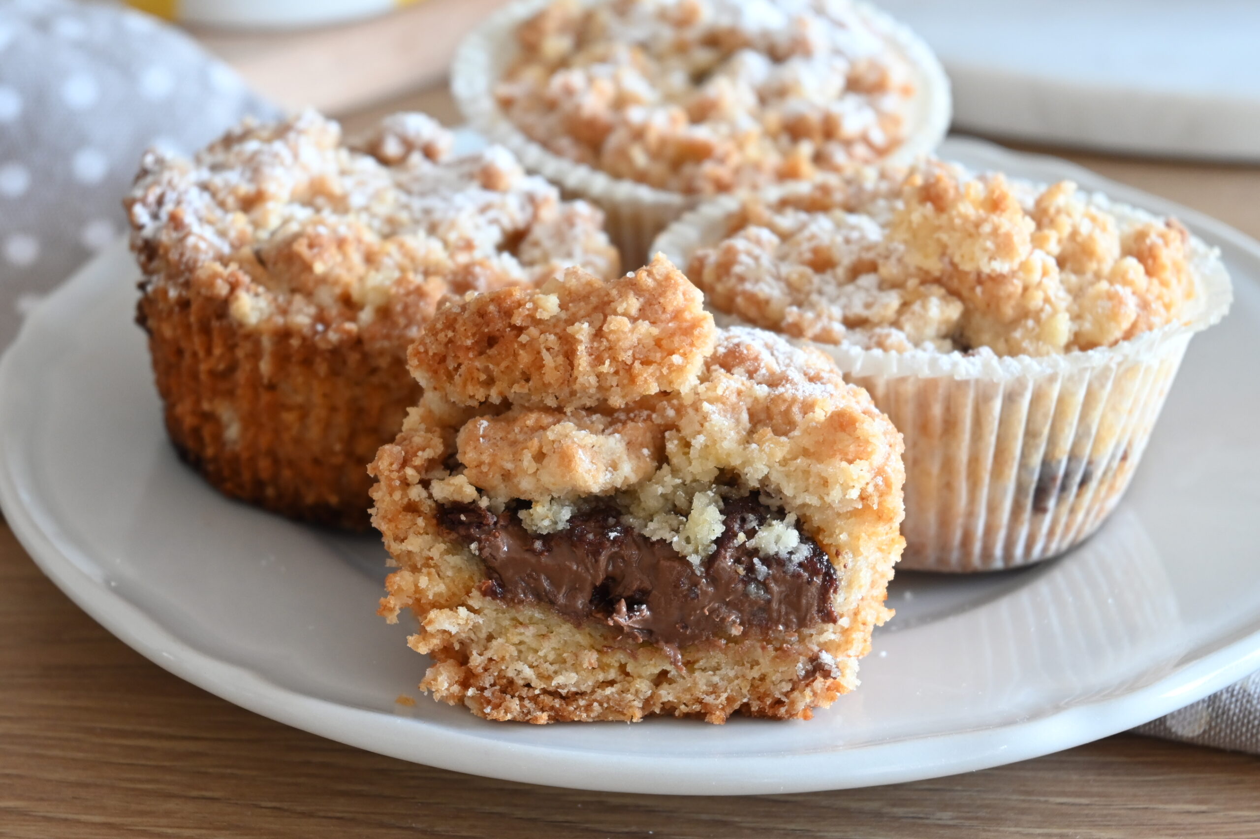 SBRICIOLATINE MUFFIN alla NUTELLA