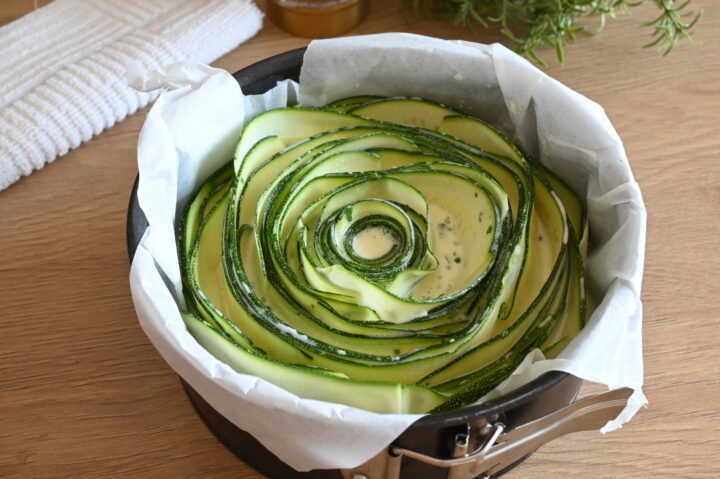 TORTA di ZUCCHINE ARROTOLATE