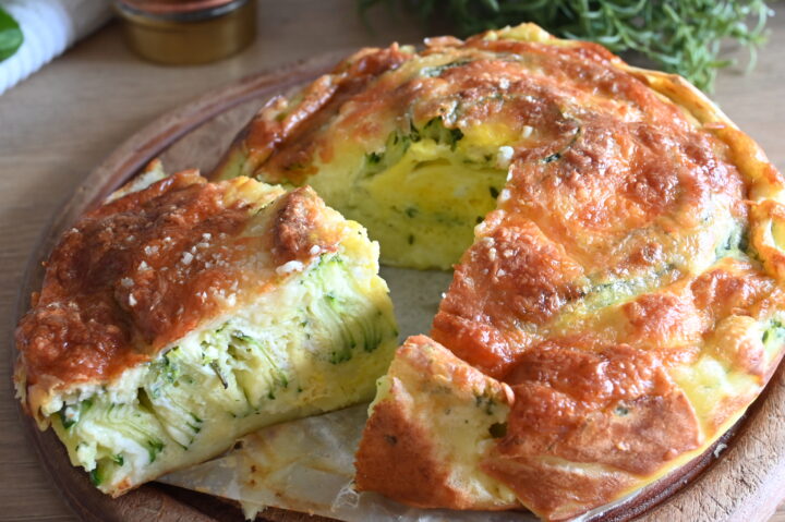 TORTA di ZUCCHINE ARROTOLATE