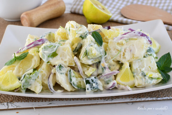 PATATE e ZUCCHINE con MAIONESE allo YOGURT