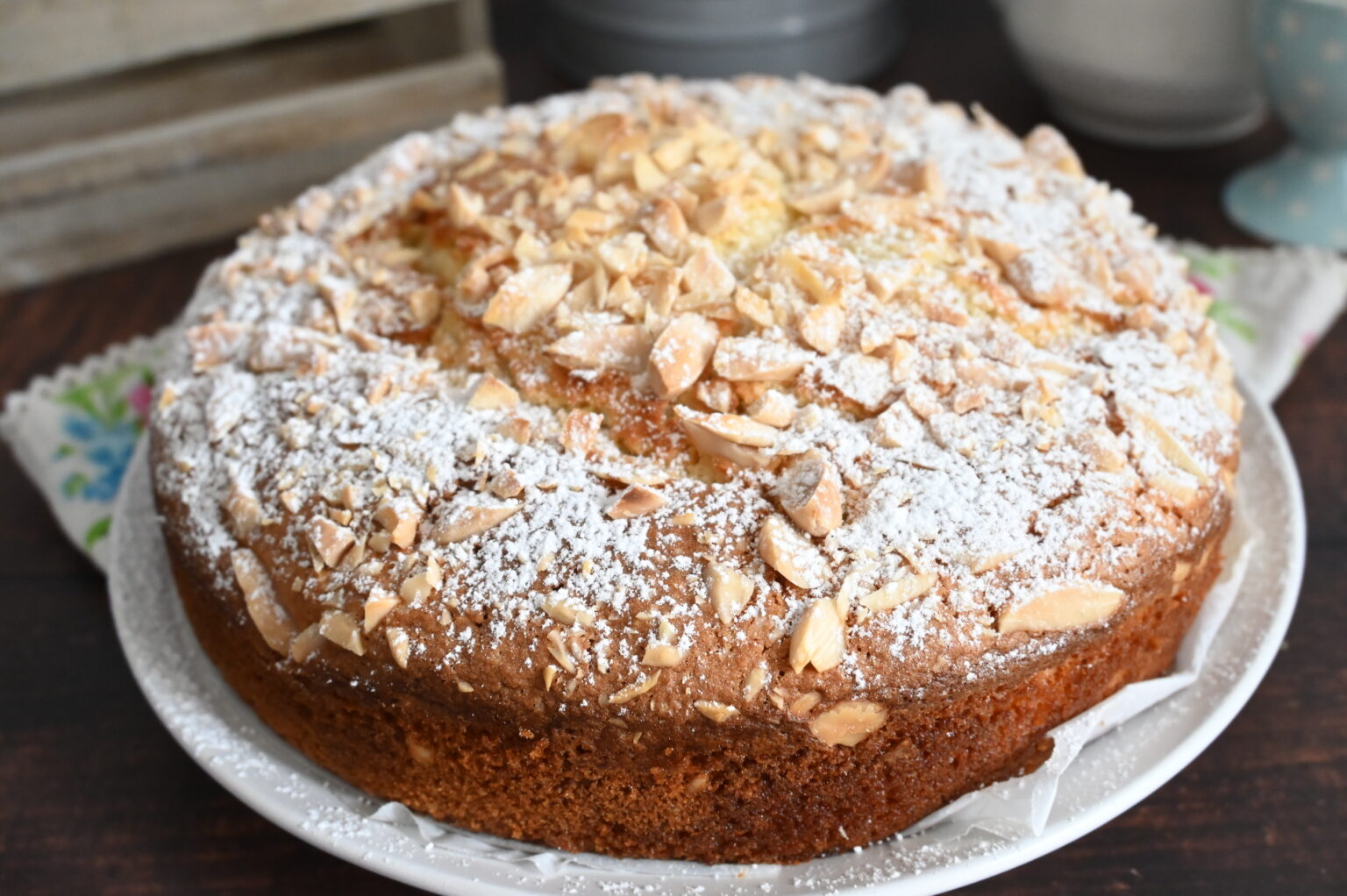 TORTA IRRESISTIBILE AL MASCARPONE E MANDORLE