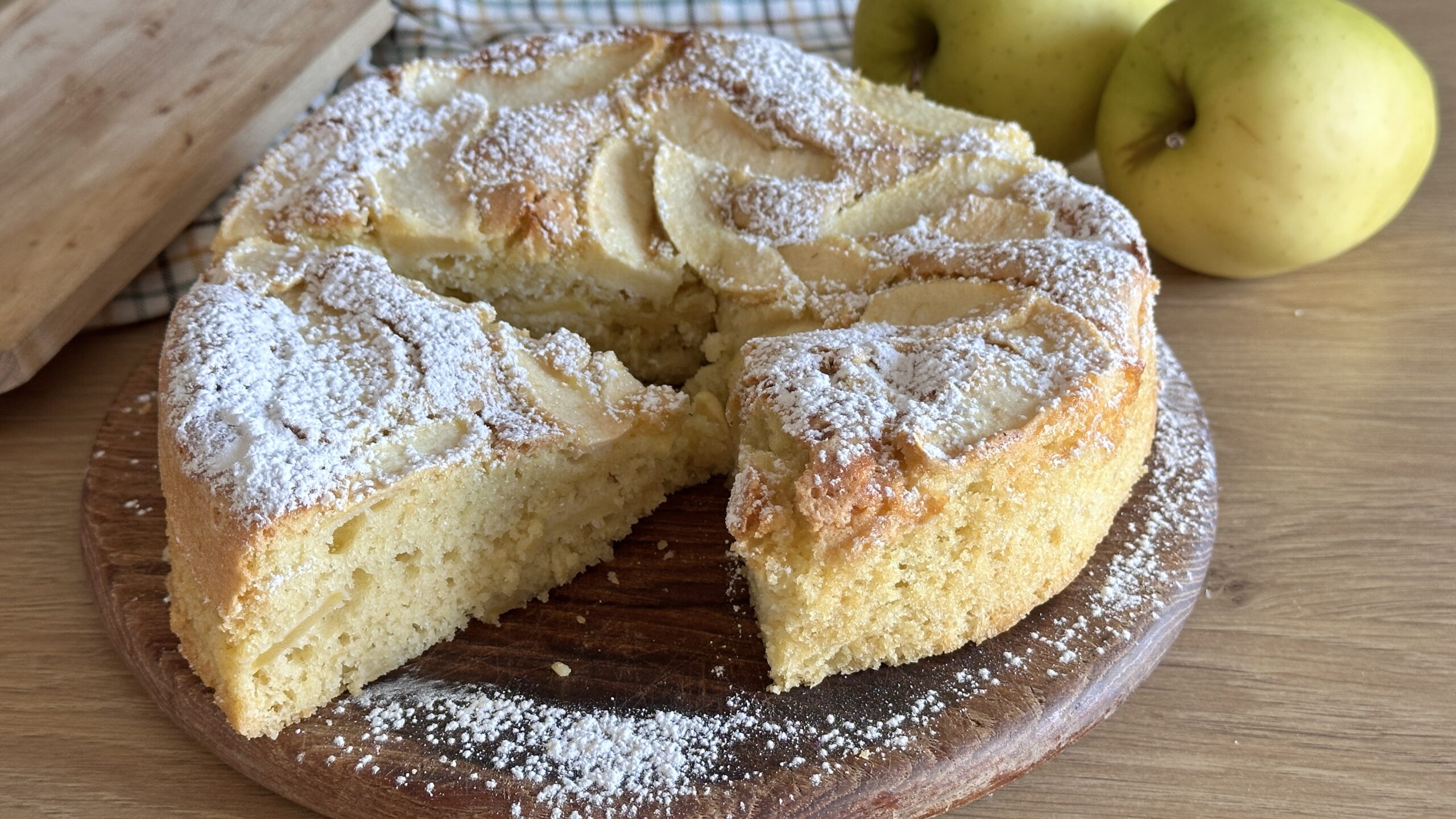 TORTA DI MELE SENZA BURRO ALTISSIMA soffice e facile