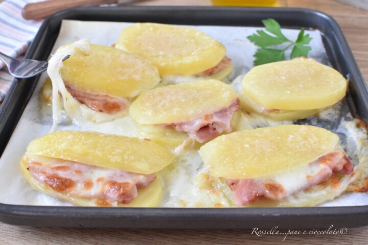 PATATE RIPIENE con PROSCIUTTO