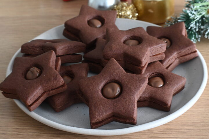 STELLE BISCOTTI al CIOCCOLATO CREMOSI