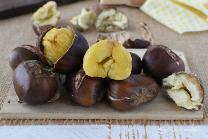 CASTAGNE al FORNO MORBIDISSIME