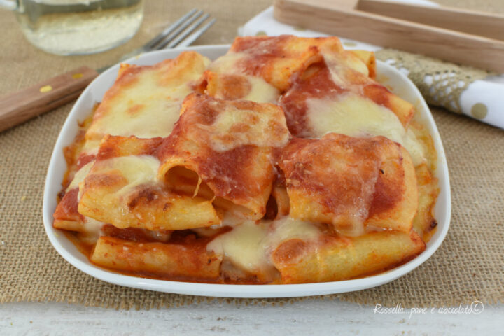 PASTA al FORNO con SCAMORZA