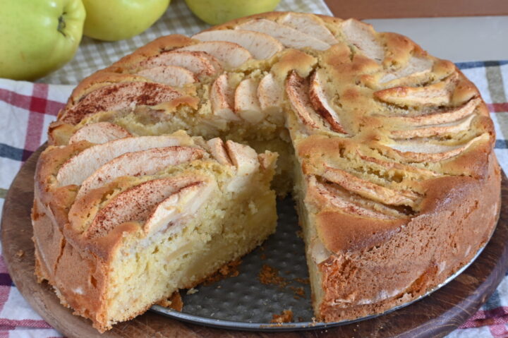 TORTA DI MELE con POCA FARINA