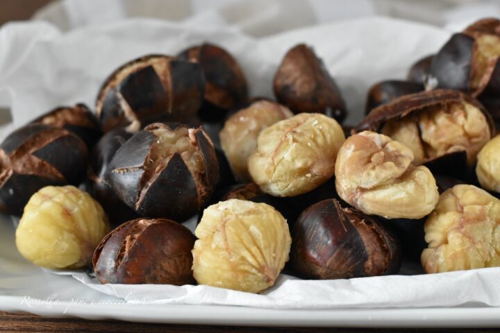 CASTAGNE al Forno Morbide e Facili da Sbucciare