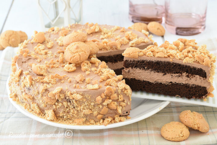 TORTA CIOCCOLATO e AMARETTI