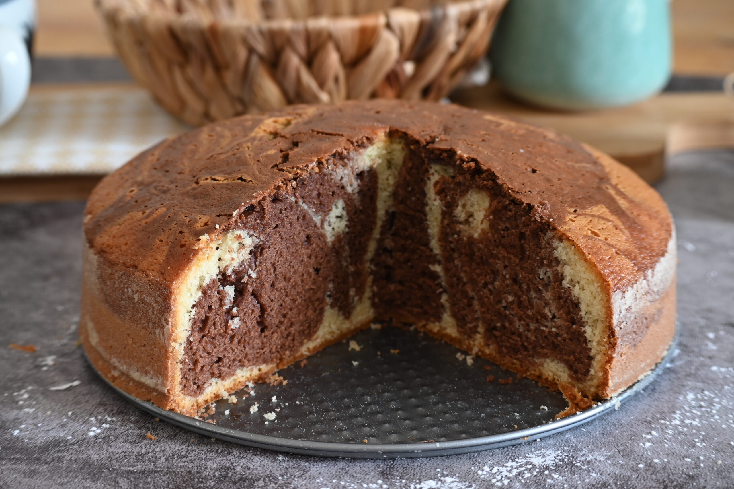 TORTA VARIEGATA CACAO e CAFFÈ