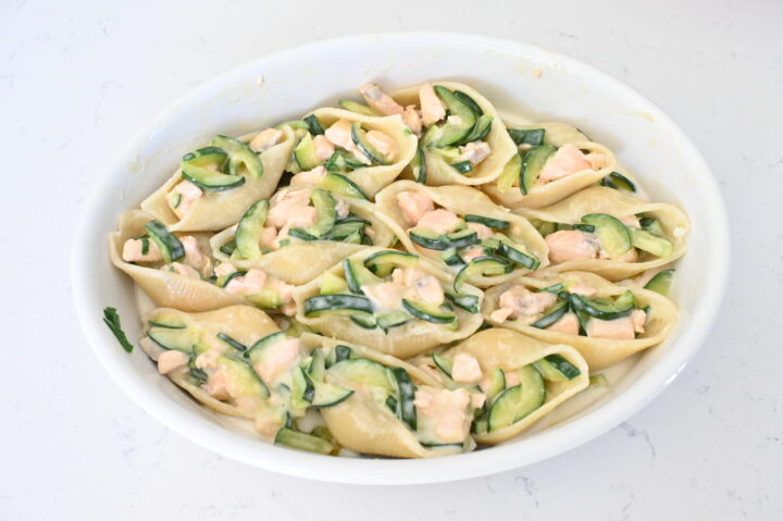 CONCHIGLIONI SALMONE e ZUCCHINE