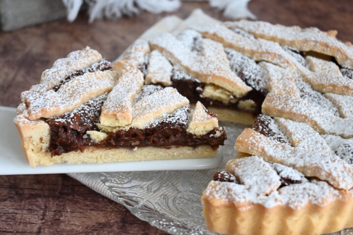 CROSTATA RICOTTA NOCI e CIOCCOLATO